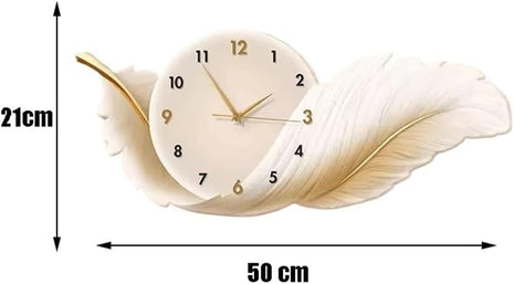 Creative living room wall clock, modern and luxurious,  Super Silent Quartz Movement, No Ticking, Artificial Wood Construction, Perfect for Living Room, Bedroom, Kitchen, Coffee Bar Decor - Unique Home Gift and Festival Decoration