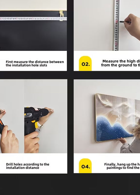 2D Flat, 3pcs 2D Flat New HD special-shaped rounded corner decorative painting, Mountain art prints, modern wall art prints, light luxury high-end modern decorative paintings